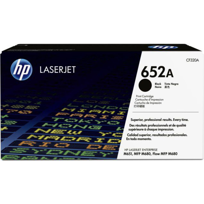 HP Toner HP 652A Black Oryginał  (CF320A)