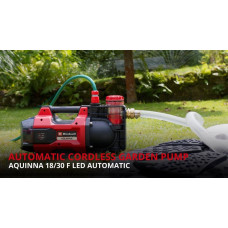 Einhell AQUINNA 18/30 F LED AUTOMATIC  POMPA OGRODOWA AKU