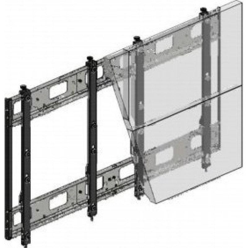 Hagor HAGOR VWR 2x2 46/47 Landscape feinjustierbarer Videowall Mehrfachrahmen Tragl pro display 30 kg VESA Norm 600x400 Wandabstand 67mm
