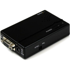 Startech Adapter AV StarTech D-Sub (VGA) - S-Video czarny (VGA2VID)