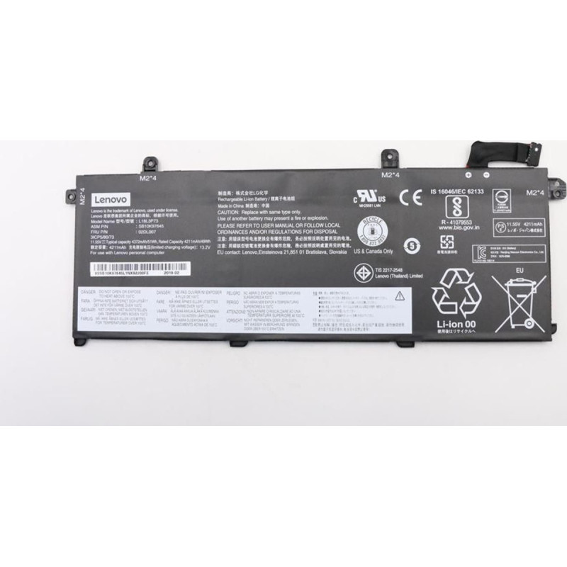 Lenovo Bateria Lenovo Internal,3c,50Wh,LiIon,LGC