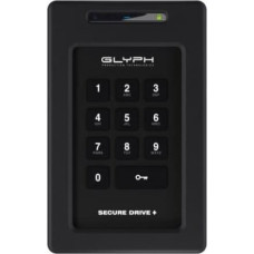 Glyph Dysk zewnętrzny HDD Glyph SecureDrive+ Keypad, 4TB Encrypted SSD Drive with Keypad, Bus-powered, USB 3.2 Gen1, USB-C & Thunderbolt compatible