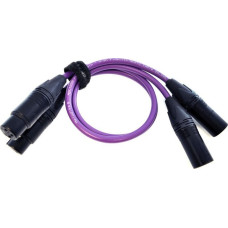 Melodika Kabel Melodika XLR x2 - XLR x2 2.5m fioletowy