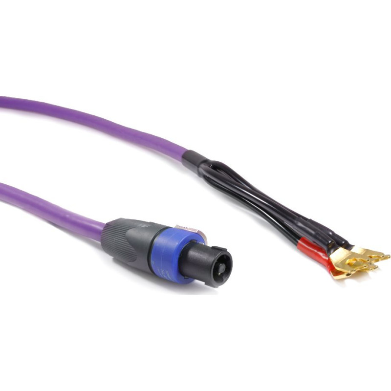 Melodika Kabel Melodika Widły - Speakon 6m fioletowy