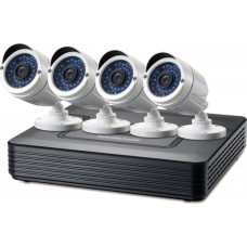 Levelone Kamera IP LevelOne LevelOne IPCam 8-Kanal Fix Out H.264 IR 4xCam inkl.