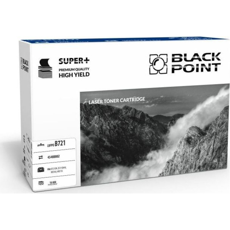 Black Point Toner Black Point LBPOB721 Black Zamiennik 45488802 (LBPOB721)
