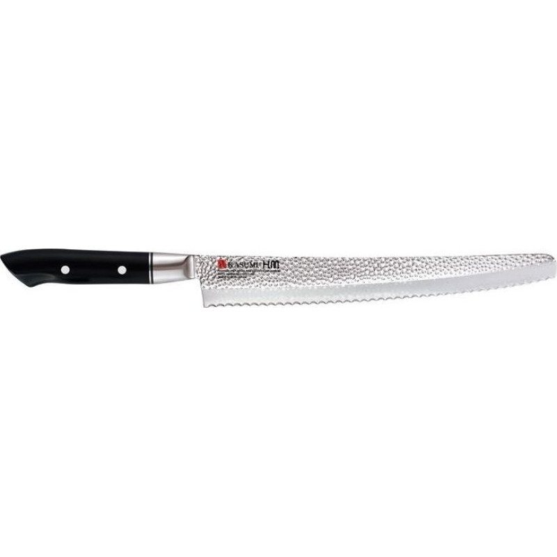 Kasumi Nóż do chleba kuty VG10 HM dł. 25 cm młotkowany