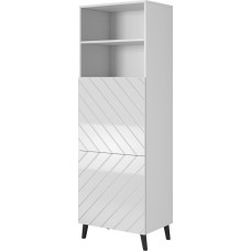Cama Meble Cabinet ABETO 60x40x176.5 cm white/gloss white