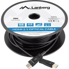 Lanberg CABLE HDMI M/M V2.1 50M 8K OPTICAL AOC