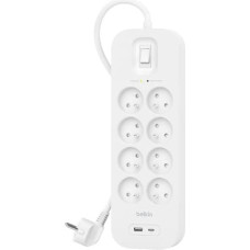 Belkin SRB003CA2M surge protector White 8 AC outlet(s) 2 m