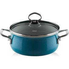 Riess Garnek Riess niski z pokrywą 2,0l 20cm Aquamarin