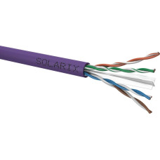 Solarix Kabel instalacyjny Solarix UTP, Cat6, drut, LSOH, puszka 305m SXKD-6-UTP-LSOH