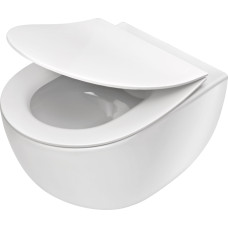 Deante Miska WC Deante Deante Peonia Miska  wisząca bezkołnierzowa z deską wolnoopadającą (CDED6ZPW)