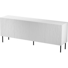 Cama Meble JUNGLE chest 190x40.5x74.5 white matt + black legs