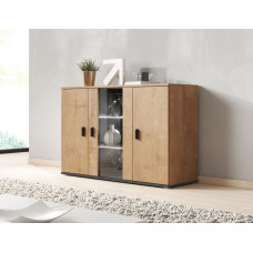 Cama Meble Cama sideboard 120 cm SOHO S7 lefkas oak/black