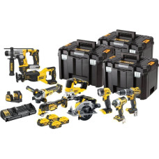 Dewalt ZESTAW COMBO 18V DCK1012P4T (DCD796, DCF887, DCS565, DCS382, DCS356, DCS334, DCH172, DCG405, DCE088NG18, DCL040) 4x5,0Ah 3xTSTAK