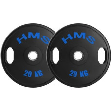 HMS TOG20 2 x 20 KG TALERZ OLIMPIJSKI OGUMOWANY 2 x 20 KG HMS