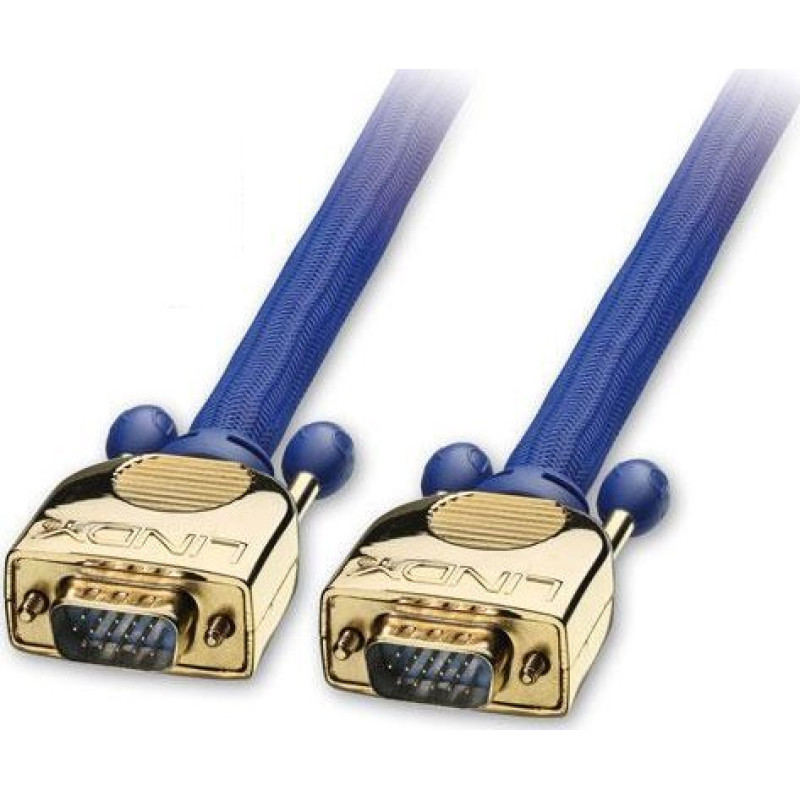 Lindy Kabel Lindy D-Sub (VGA) - D-Sub (VGA) 15m niebieski (37749)