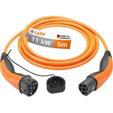 Lapp Kabel do ładowania samochodów LAPP Typu 2, do 11 kW, 5 m, pomarańczowy (5555934025)