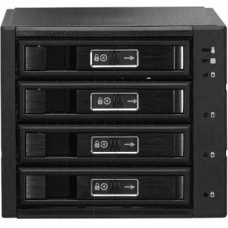 Jj Computer JOUJYE JJ-N-46TM unterstuetzt SATA3/SAS3 mit bis zu 12Gbps und kann bis zu 4 x 6,4cm/8,9cm 2,5 Zoll/3,5 Zoll HDD/SSD beherbergen