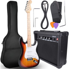 Noname NN EG SET SB zestaw gitarowy gitara elektryczna stratocaster