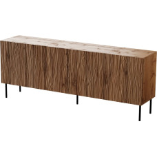 Cama Meble JUNGLE chest of drawers 190x40.5x74.5 oak wotan + black legs