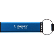 Kingston Pendrive Kingston Kingston IronKey Keypad 200 512GB USB-A AES Encrypted