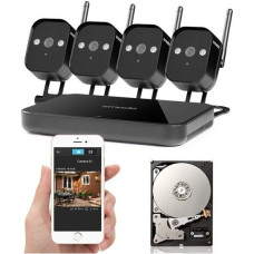 Zmodo Kamera IP Zmodo ZMODO 720P Wifi Mini NVR+4xIP CAM+1TB HDD