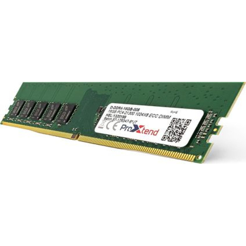 Proxtend Pamięć ProXtend DDR4, 16 GB, 2666MHz, CL19 (D-DDR4-16GB-008)