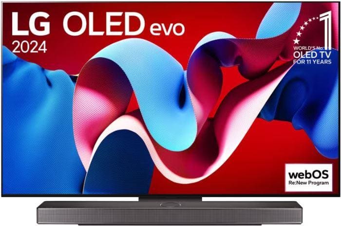LG TV Set|LG|55"|OLED/4K/Smart|3840x2160|Wireless LAN|Bluetooth|webOS|Black|OLED55C41LA