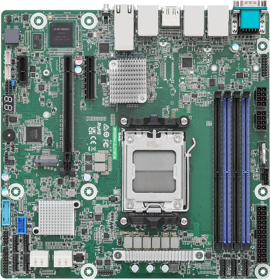 Asrock B650D4U-2L2T/BCM motherboard AMD B650 Express